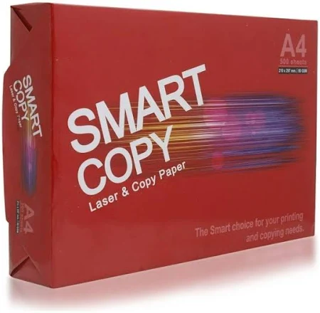 A4 Paper 80gsm Smart Copy -Premium White Printer & Copy Paper Box