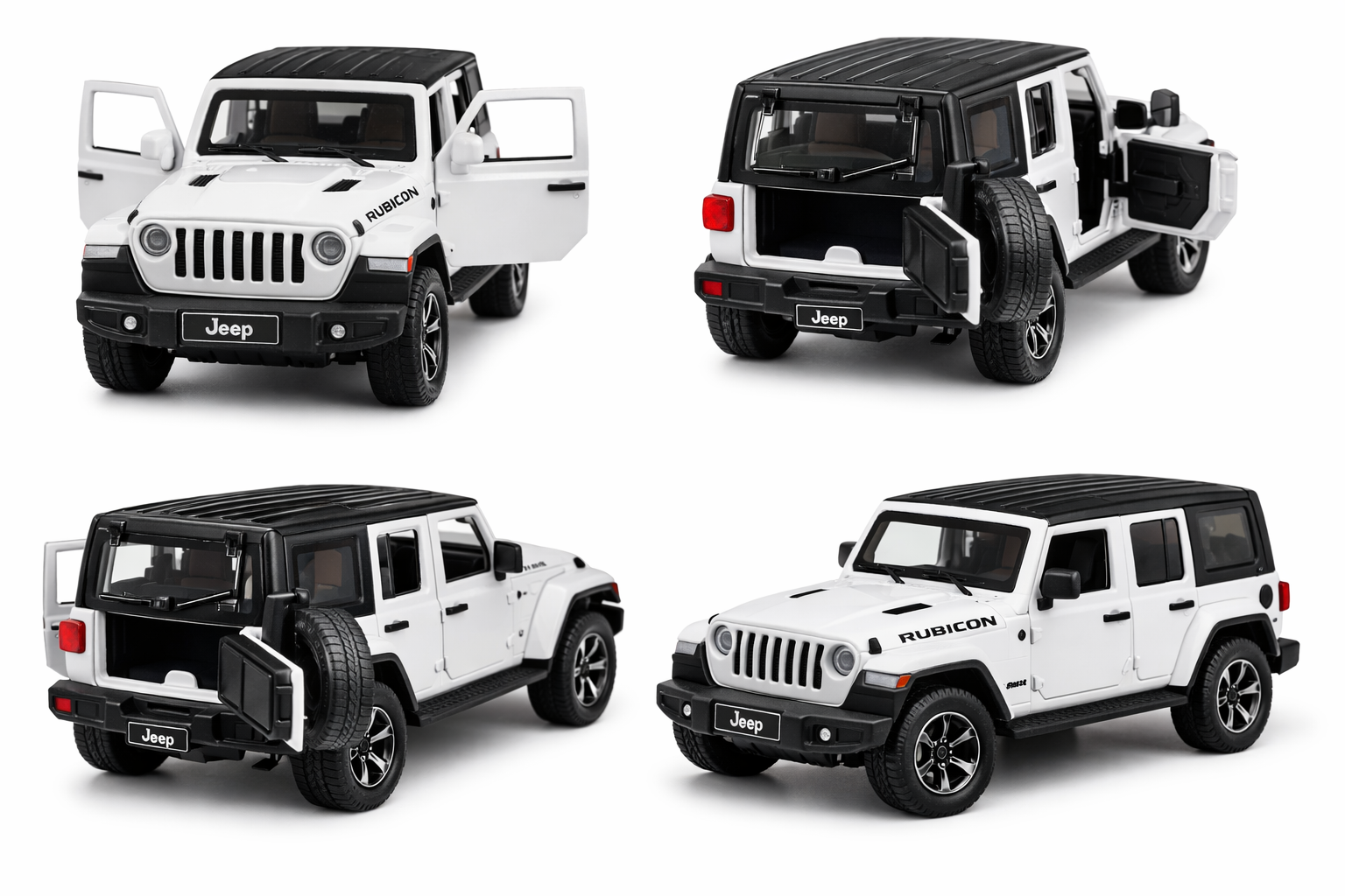 White Jeep Wrangler Diecast Model 1:32 in Dubai | 1:32 TOY