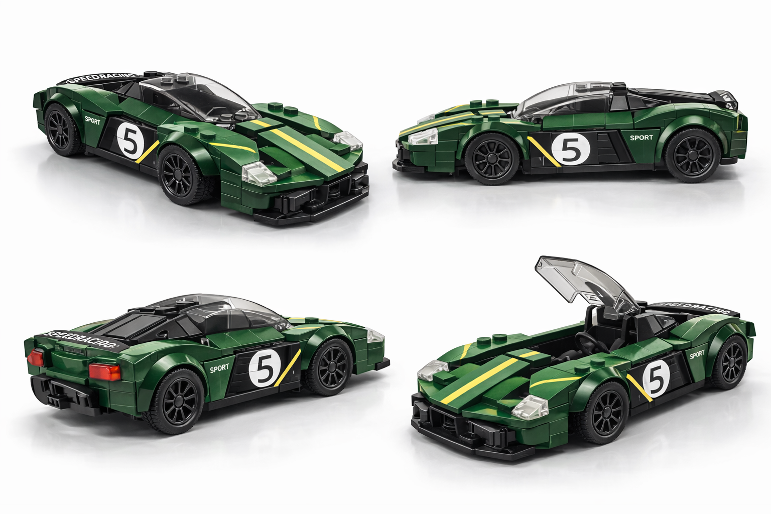 Racing Car Building Blocks Toy Set for Kids 6+ in Dubai