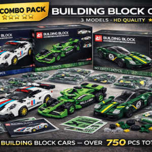 3-in-1 Racing Car Building Blocks for Kids 6+ Dubai