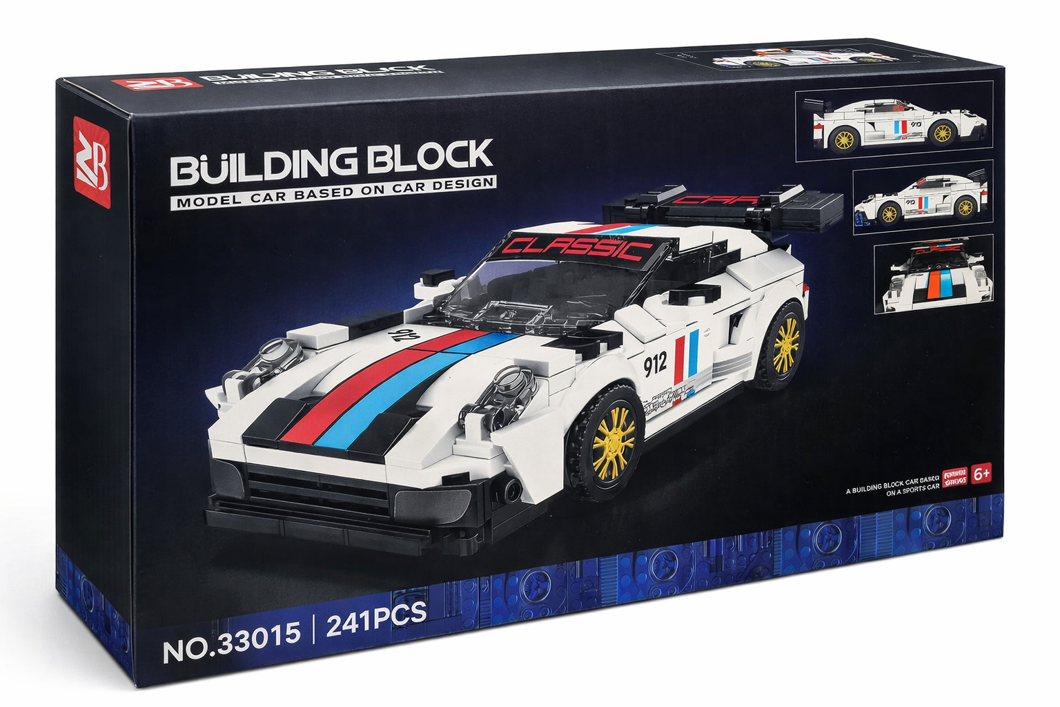 Luxury Sports Car Building Blocks Set for Kids Dubai