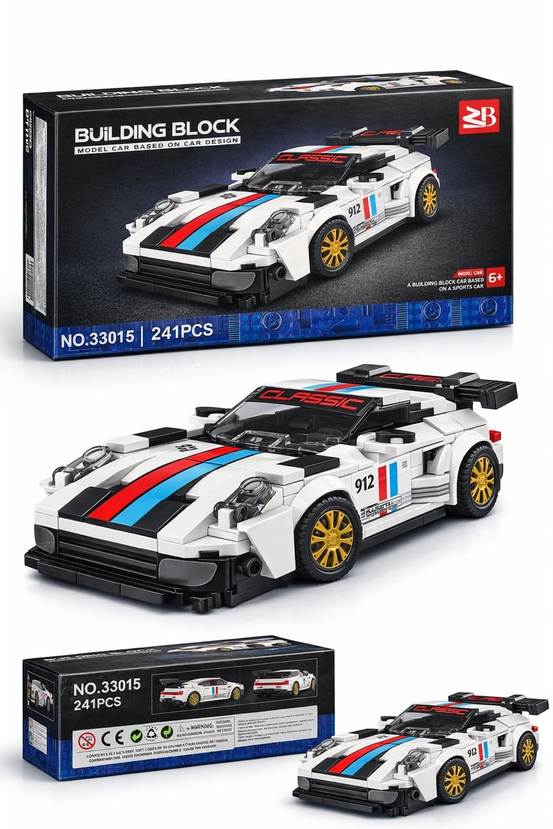 Luxury Sports Car Building Blocks Set for Kids Dubai