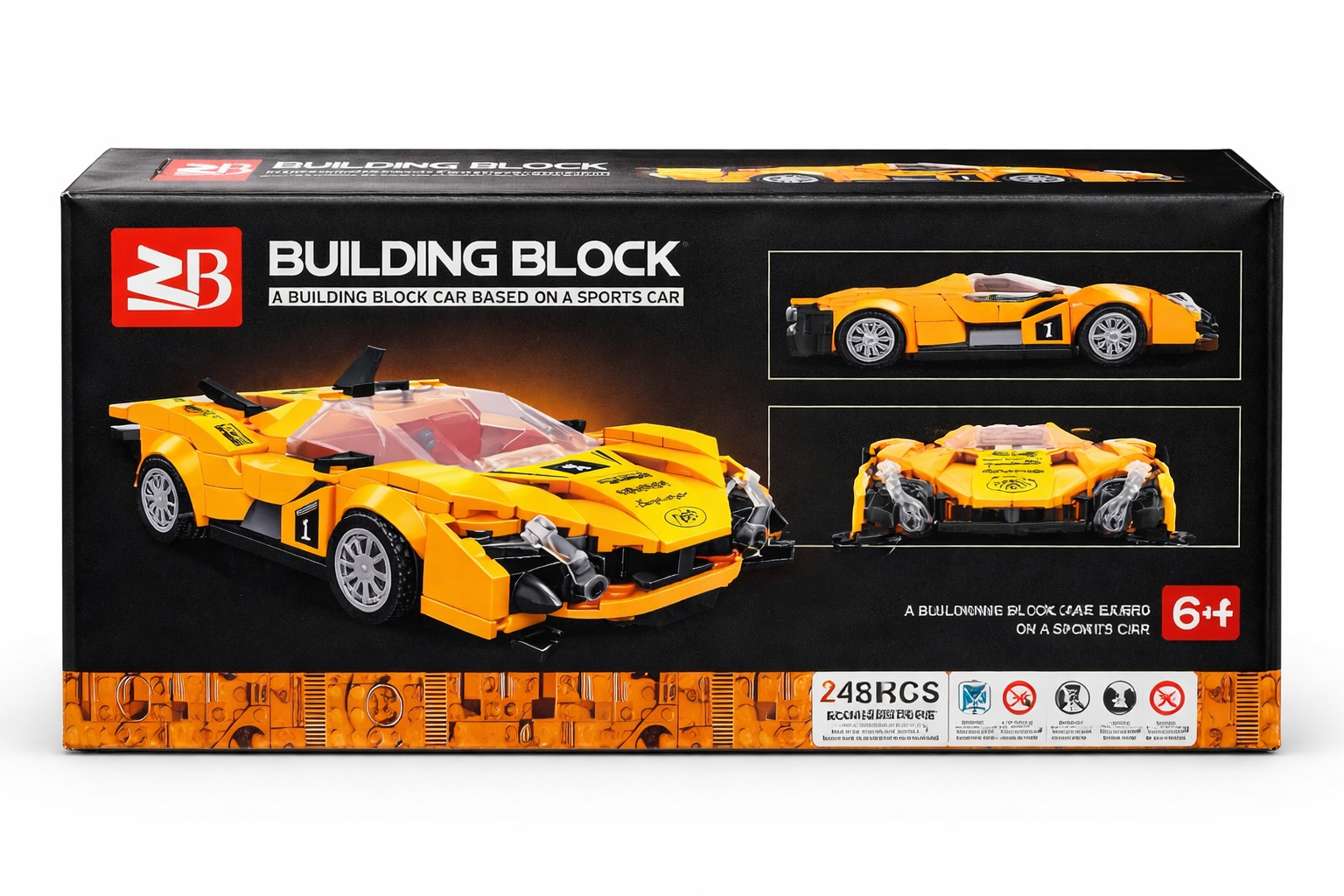 Kids Racing Car STEM Building Blocks Set | Dubai