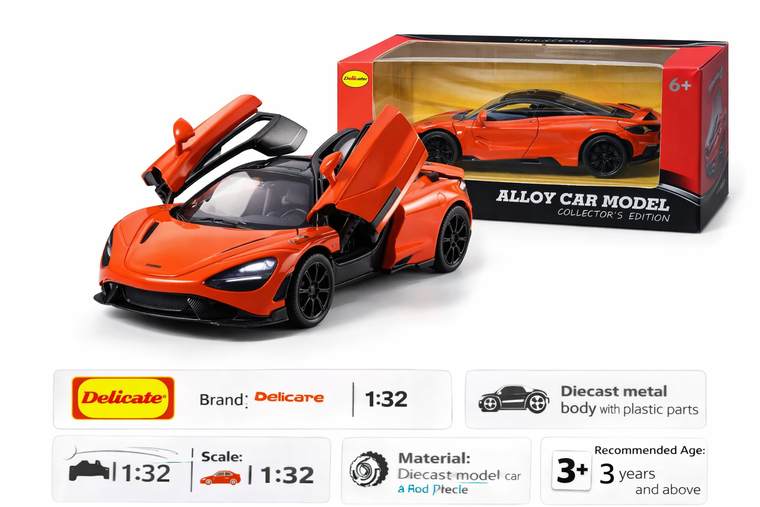 McLaren 1:32 Scale Diecast Model Car in Dubai |1:32 Scale Toy